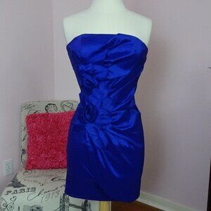 NWT My Michelle Strapless Floral Mini Party Homecoming Dress